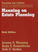Manning On Estate Planning 0872240894 Book Cover
