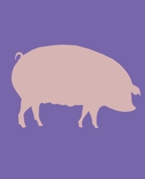 PIG Composition Notebook: 7.5 X 9.25 Primary Ruled 110 pages book for girls, kids, school, students and teachers 1089361963 Book Cover