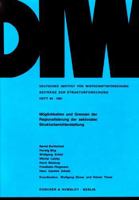 Moglichkeiten Und Grenzen Der Regionalisierung Der Sektoralen Strukturberichterstattung: Koordination: Wolfgang Kirner / Rainer Thoss 3428049322 Book Cover