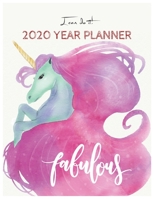 I Can Do It 2020 Year Planner: Unicorn Is Real Dream Come True Unicorn Kawaii Unicorn Monthly and Yearly Planner Blank Lined Themed Year Planner ... 110 Pages for Learning Professional Business 1674635214 Book Cover