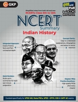 Gkp Upsc Ncert 2025: Class 6 to 12 - Indian History for Civil Services & State PSC Exams 9356817243 Book Cover
