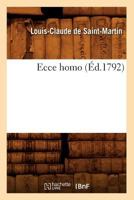 Ecce Homo (A0/00d.1792) 2012541232 Book Cover