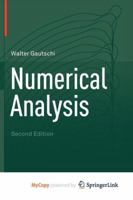 Numerical Analysis 0817682600 Book Cover