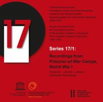 Recordings from Prisoner-Of-War Camps, World War I: Armenian - Jewish - Latvian - Lithuanian Recordings 3700182260 Book Cover