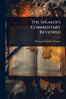 The Speaker's Commentary Reviewed 1024086925 Book Cover