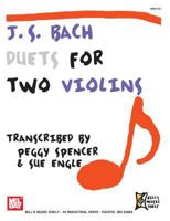 J.S. Bach: Duets for Two Violins 0786677147 Book Cover