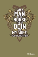 IM A Man Of The Norse: Liniertes A5 Notizbuch oder Heft fr Schler, Studenten und Erwachsene 1697067468 Book Cover