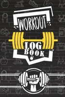 Workout Log Book: Workout Log Book And Fitness Journal, Track Your Progress, Cardio, Weights And More, 6x8, 100 Pages 1716354455 Book Cover