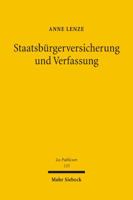 Staatsburgerversicherung Und Verfassung: Rentenreform Zwischen Eigentumsschutz, Gleichheitssatz Und Europaischer Integration 3161487109 Book Cover