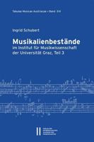 Musikalienbestande Im Institut Fur Musikwissenschaft Der Universitat Graz - 2.Teil 3700136870 Book Cover