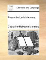 Poems by Lady Manners. 1170373089 Book Cover