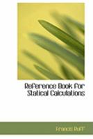 Reference Book for Statical Calculations 1018889825 Book Cover