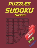 puzzles Sudoku nicely: Sudoku Puzzle Book for Adults with Answers,716 Sudoku Puzzles ,236 Easy & 240 Hard & 240 Very Hard. B08R4FB95F Book Cover