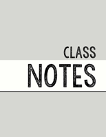 Light Grey Class Notebook: 100 numbered pages, college-ruled, fillable table of contents for quick note retrieval, colors for each subject 1697455484 Book Cover