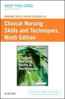 Nursing Skills Online Version 4.0 for Clinical Nursing Skills and Techniques (Access Code) 0323529186 Book Cover