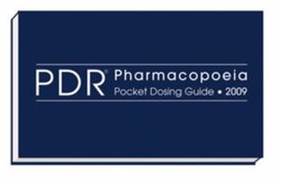 PDR Pharmacopoeia Pocket Dosing Guide 1563635321 Book Cover