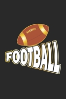 Football: Notizbuch Geschenk-Idee - Karo - A5 - 120 Seiten 1088419038 Book Cover
