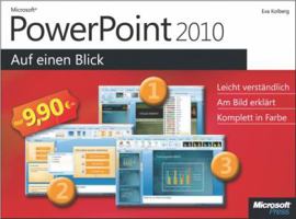 Microsoft PowerPoint 2010 auf einen Blick 3866458738 Book Cover