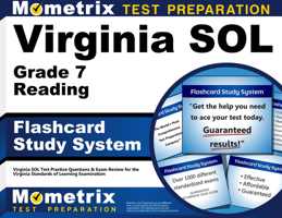 Virginia Sol Grade 7 Reading Flashcard Study System: Virginia Sol Test Practice Questions and Exam Review for the Virginia Standards of Learning Examination 1627330119 Book Cover