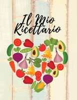 Il Mio Ricettario: Raccogli le Ricette che ami nel tuo libro di cucina personalizzato, 100 pagine compilabili con sommario iniziale 1802489142 Book Cover