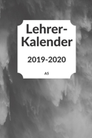 Lehrerkalender 2019 2020 A5: Schulplaner 2019 2020 f�r die Unterrichtsvorbereitung - Planer ideal als Lehrer Geschenk f�r Lehrerinnen und Lehrer 1689449683 Book Cover