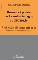 ROMAN ET POÉSIE EN GRANDE-BRETAGNE AU XIXè SIÈCLE: Anthologie de textes critiques extraits de la presse victorienne (Espaces Littéraires) (French Edition) 2747507912 Book Cover