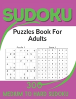 Sudoku Puzzles Book for adults: Medium to Hard Sudoku Puzzles book for American adults and kids with Solutions Book -9 B096TWBJKV Book Cover