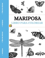 Libro Para Colorear Mariposa: Páginas para colorear de mariposas únicas null Book Cover