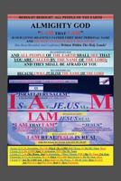 Almighty God Holy Signature: Revealed Written Within The Holy Lands 1441405135 Book Cover