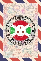 Burundi Reisetagebuch: A5 Reise Journal I Notizbuch I Urlaubs Planer I Road trip Planer I Travel notebook I 6X9 Pocket journal I Geschenk für Backpacker (German Edition) 1650047983 Book Cover