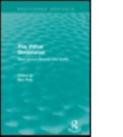 The Value Dimension: Marx Versus Ricardo and Sraffa (Economy and Society Series) 0415838533 Book Cover