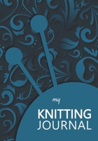 My knitting journal: knitting books | Keep track of your knitting, knitting project planner for beginner or expert | Up To 60 Knitting Projects | 125 ... with relief flowers, ball of yarn and needle 1713150077 Book Cover