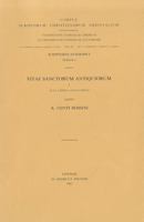Vitae Sanctorum Indigenarum, I. ACTA S. Eustathii. Aeth. 15. = Aeth. II, 21: (aeth. II, 21), V. 9042900679 Book Cover