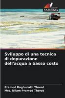 Sviluppo di una tecnica di depurazione dell'acqua a basso costo (Italian Edition) 3330849991 Book Cover
