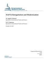 NAFTA Renegotiation an Modernization 1979077789 Book Cover