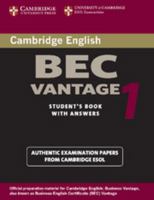 Cambridge BEC Vantage 1: Practice Tests from the University of Cambridge Local Examinations Syndicate 052175304X Book Cover