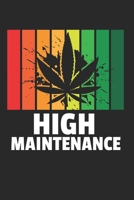 Marihuana Weed Notizbuch: Marihuana Weed Notizbuch f�r Liebhaber / Notizheft / Notizblock A5 (6x9in) Dotted Notebook / Punkteraster / 120 gepunktete Seiten 1679147986 Book Cover