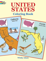 United States Coloring Book 0486401685 Book Cover