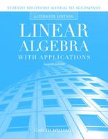 Ssg- Linear Algebra with Appls 7e, Alt Ed Student Sol Man 0763790893 Book Cover