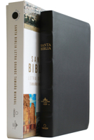 Biblia RVR 1960 letra grande tamaño manual, Piel Premier negro / Spanish Bible RVR 1960 Handy Size Large Print Bonded Leather Black 1644739399 Book Cover