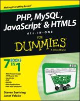 PHP, MySQL, JavaScript & HTML5 All-in-One For Dummies 111821370X Book Cover