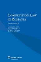 Competition Law in Romania 9041161546 Book Cover