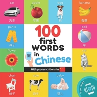 100 first words in chinese: Bilingual picture book for kids: english / chinese with pronunciations (Learn Chinese) 2384572148 Book Cover