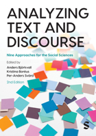 Analyzing Text and Discourse: Nine Approaches for the Social Sciences 1529601967 Book Cover