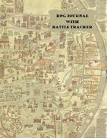 RPG Journal With Battle Tracker: Large Blank 1 Square Graph Paper RPG Map Maker with Stat Tracker Pages. Large Book (8.5 x 11) 1099356113 Book Cover