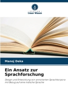 Ein Ansatz zur Sprachforschung (German Edition) 6208087481 Book Cover