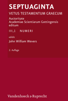 Septuaginta Bd III: Septuaginta Bd III: Numeri. (Bd. 3/1): Bd. 3/1 3525534418 Book Cover