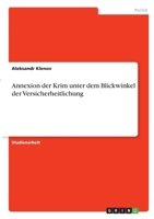 Annexion der Krim unter dem Blickwinkel der Versicherheitlichung 3346295338 Book Cover