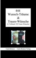 444 Wunsch-Tr Ume & Traum-W Nsche 3981154193 Book Cover