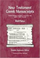 New Testament Greek Manuscripts: Matthew (New Testament Greek Manuscripts) (New Testament Greek Manuscripts) 0865850518 Book Cover